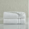 Size: 2-Piece Bath Sheet Set, Actual Color: White