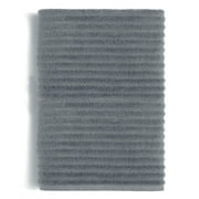 Mainstays Performance Cotton Bath Sheet, Oversized Super Soft Quick Dry Fade Resistant, Textured Grey