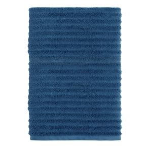 Mainstays Performance Textured Bath Sheet, 62 in x 30 in, Quick-Dry, Navy