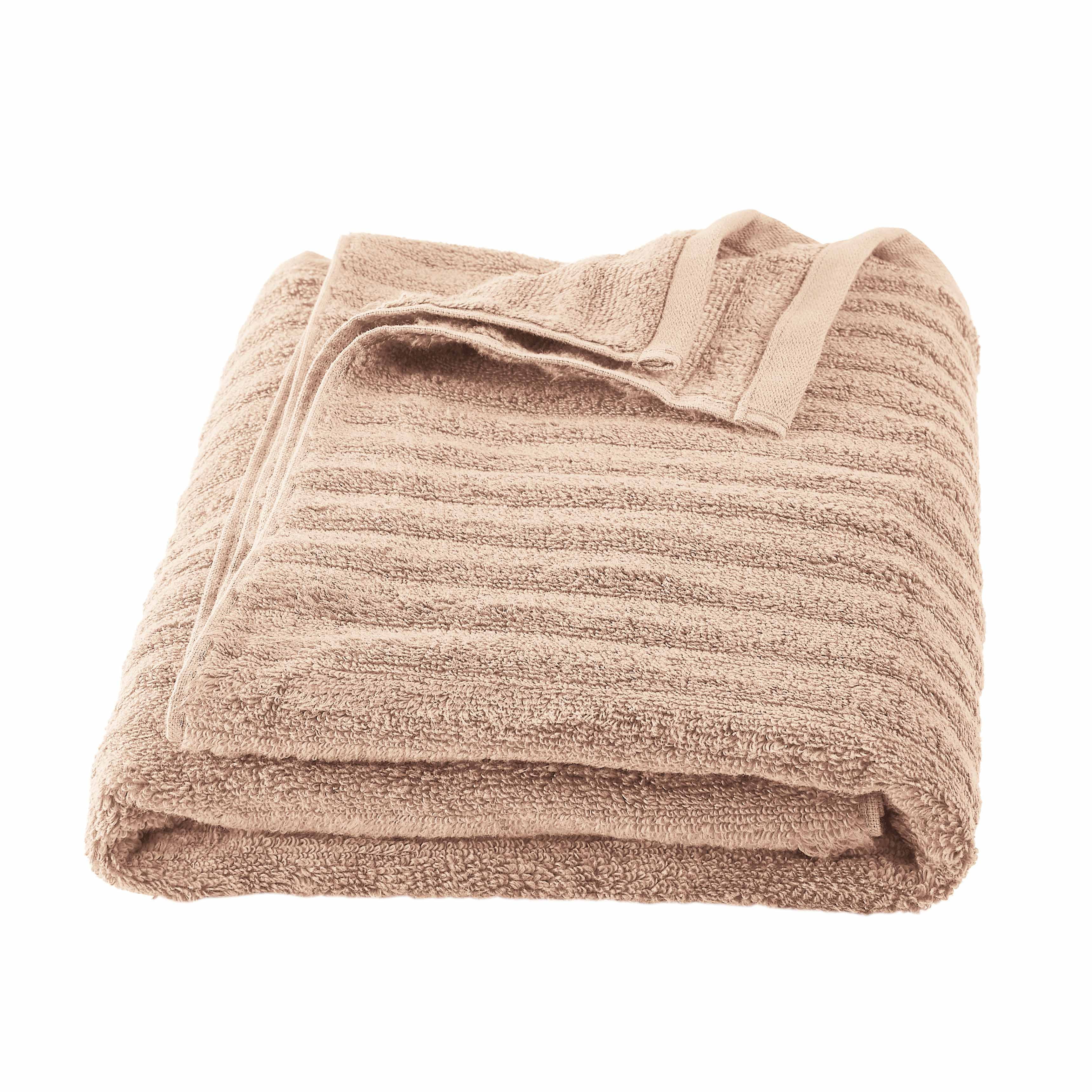 Mainstays Performance Textured Bath Towel, 54" x 30", Acorn