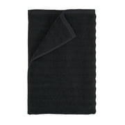 Mainstays Performance Textured Bath Towel, 54" x 30", Black