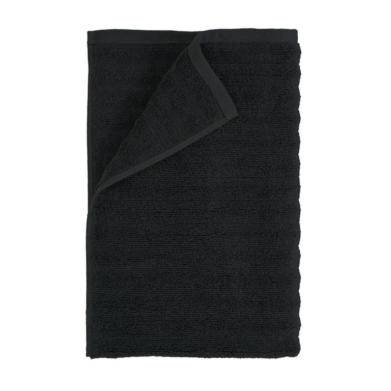 Now Designs Soft Waffle Towel, Black