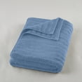 thumbnail image 1 of Mainstays Performance Textured Bath Towel, 54" x 30", Blue Linen, 1 of 2