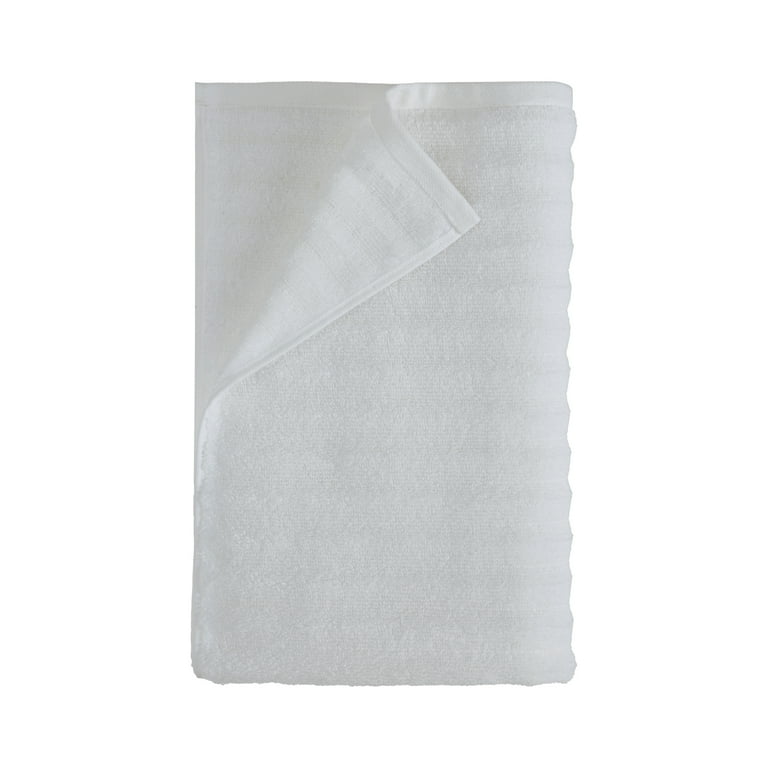 White textured bath towels hot sale