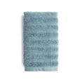 thumbnail interactive-video image 1 of Mainstays Performance Cotton Hand Towel, Super Soft Quick Dry Fade Resistant, Textured Blue, 1 of 7