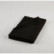 Mainstays Performance Textured Hand Towel, 26" x 16", Rich Black