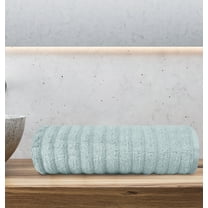 Mainstays Performance Textured Hand Towel, 26" x 16", Soft Silver