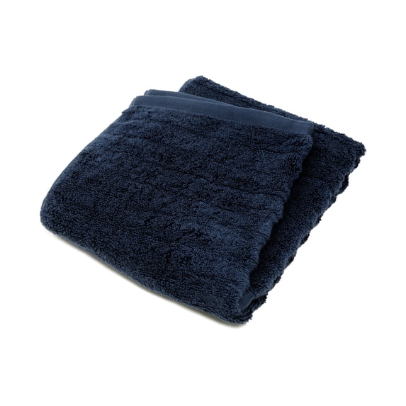 Mainstays Performance Textured Hand Towel, 26" x 16", Washed Indigo