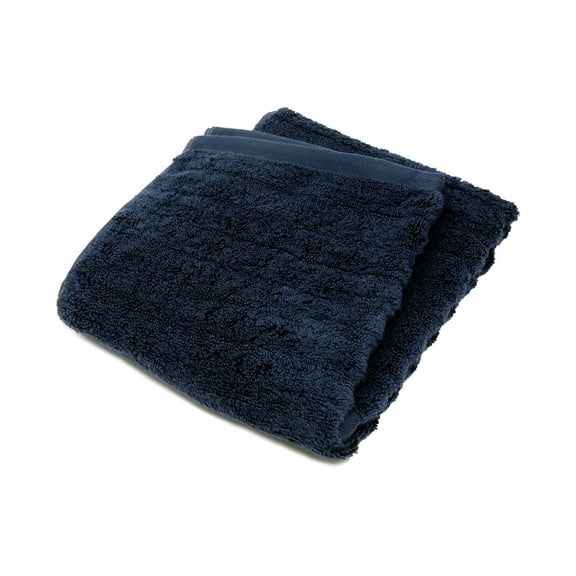 Mainstays Performance Textured Hand Towel, 26" x 16", Washed Indigo
