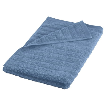 Mainstays Performance Textured Hand Towel - Blue Linen