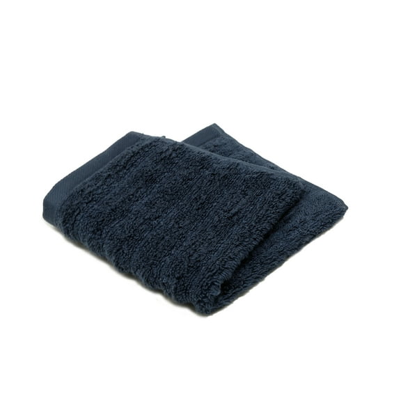 Mainstays Performance Textured Washcloth, 12" x 12", Washed Indigo
