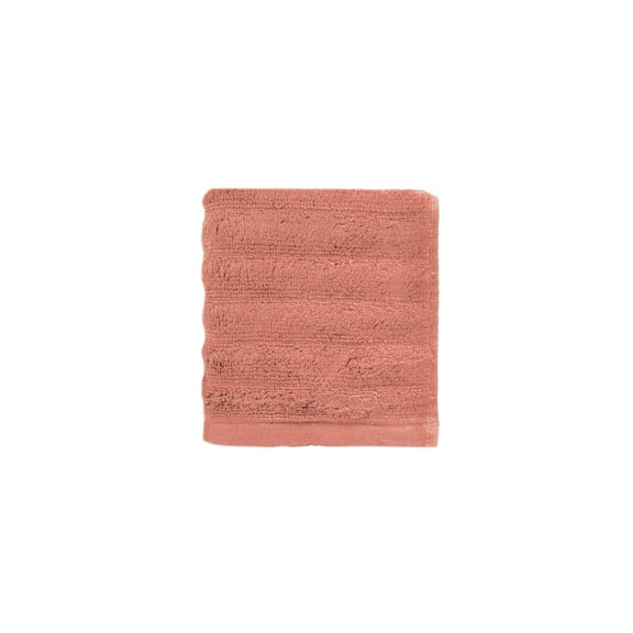 Mainstays Performance Cotton Washcloth, Super Soft Quick Dry Fade Resistant, Textured Teracotta