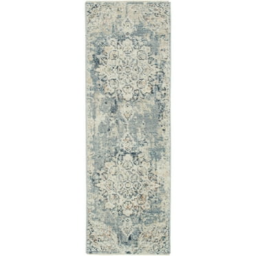 Mainstays Persian Fringe Runner Area Rug, Ivory, 1'8" x 5'