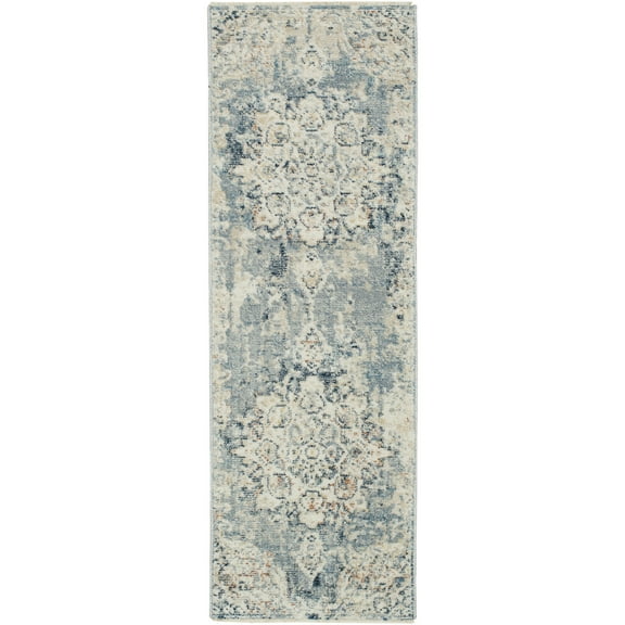 Mainstays Persian Fringe Runner Area Rug, Ivory, 1'8" x 5'