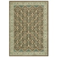 thumbnail image 1 of Mainstays Persian Medallion Loop Print Brown Blue Indoor Area Rug, 7' x 10', 1 of 7