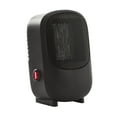 thumbnail image 1 of Mainstays Personal Electric Ceramic Heater 400W for Inside, Portable Electric Heater for Home, PTC Ceramic for Fast Safe Energy Efficiency, Black, 1 of 12