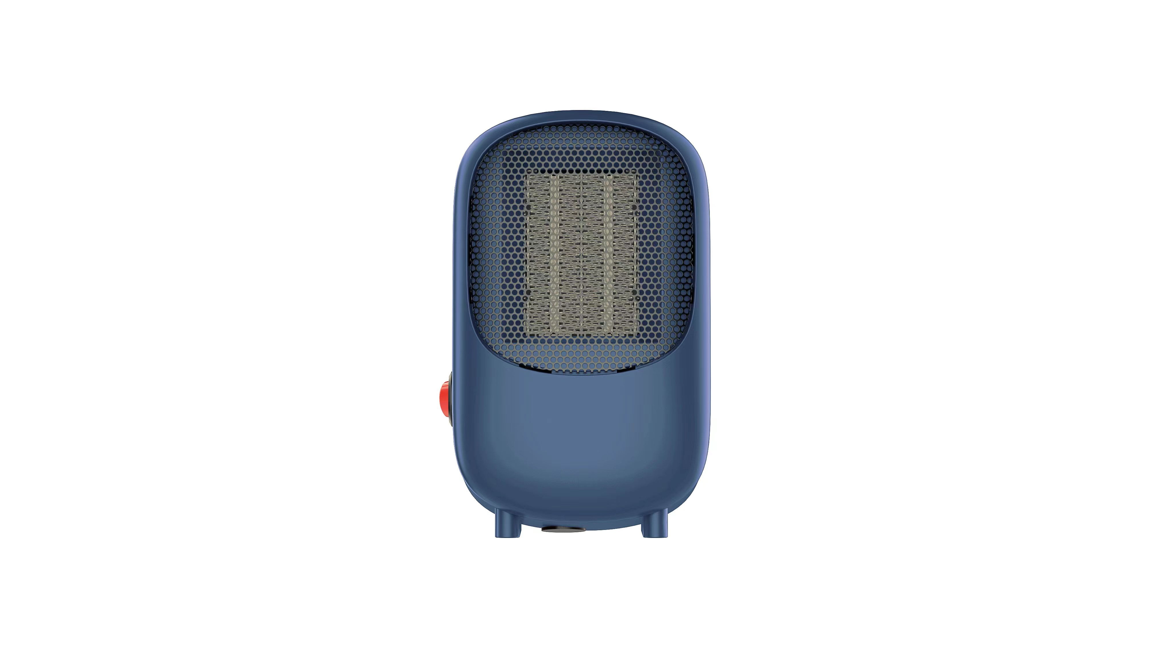 Mainstays Personal Electric Ceramic Heater 400W for Inside, Portable Electric Heater for Home, PTC Ceramic for Fast Safe Energy Efficiency, Blue