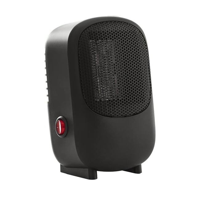 Mainstays Personal Mini Electric Ceramic Heater 400W Indoor, Black