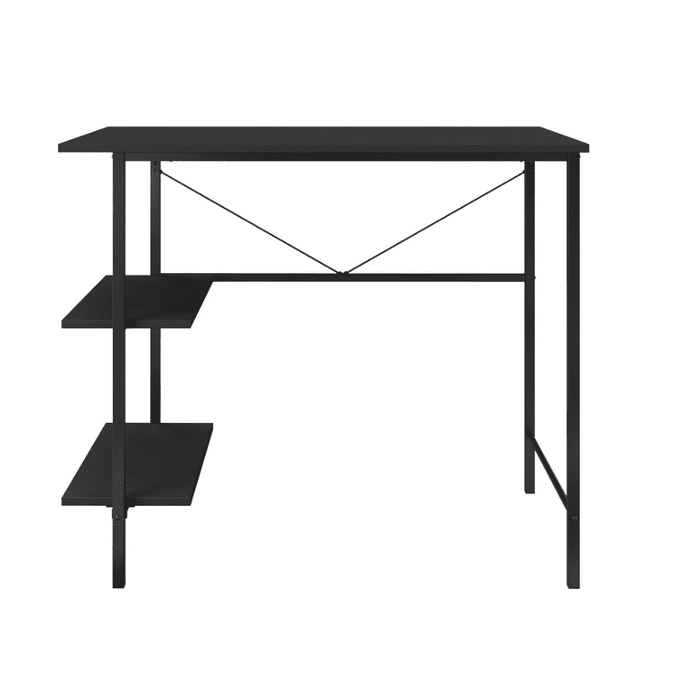 Black slim desk outlet