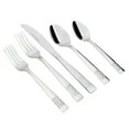 thumbnail image 1 of Mainstays Pierremont 20 Piece Polished Stainless Steel Flatware Set, Silver Tableware, 1 of 21