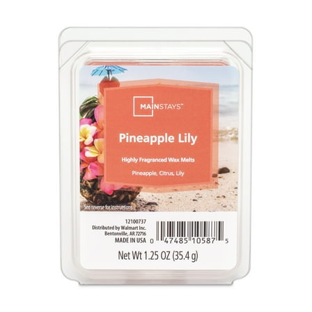 Mainstays Pineapple Lily Scented Wax Melt, 1.25 oz