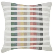 Mainstays Plaid 18" x 18" Multicolor Cotton Decorative Pillow