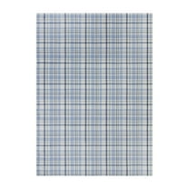 Mainstays Plaid 60” x 84” Tablecloth - Blue Multi - 100% Polyester