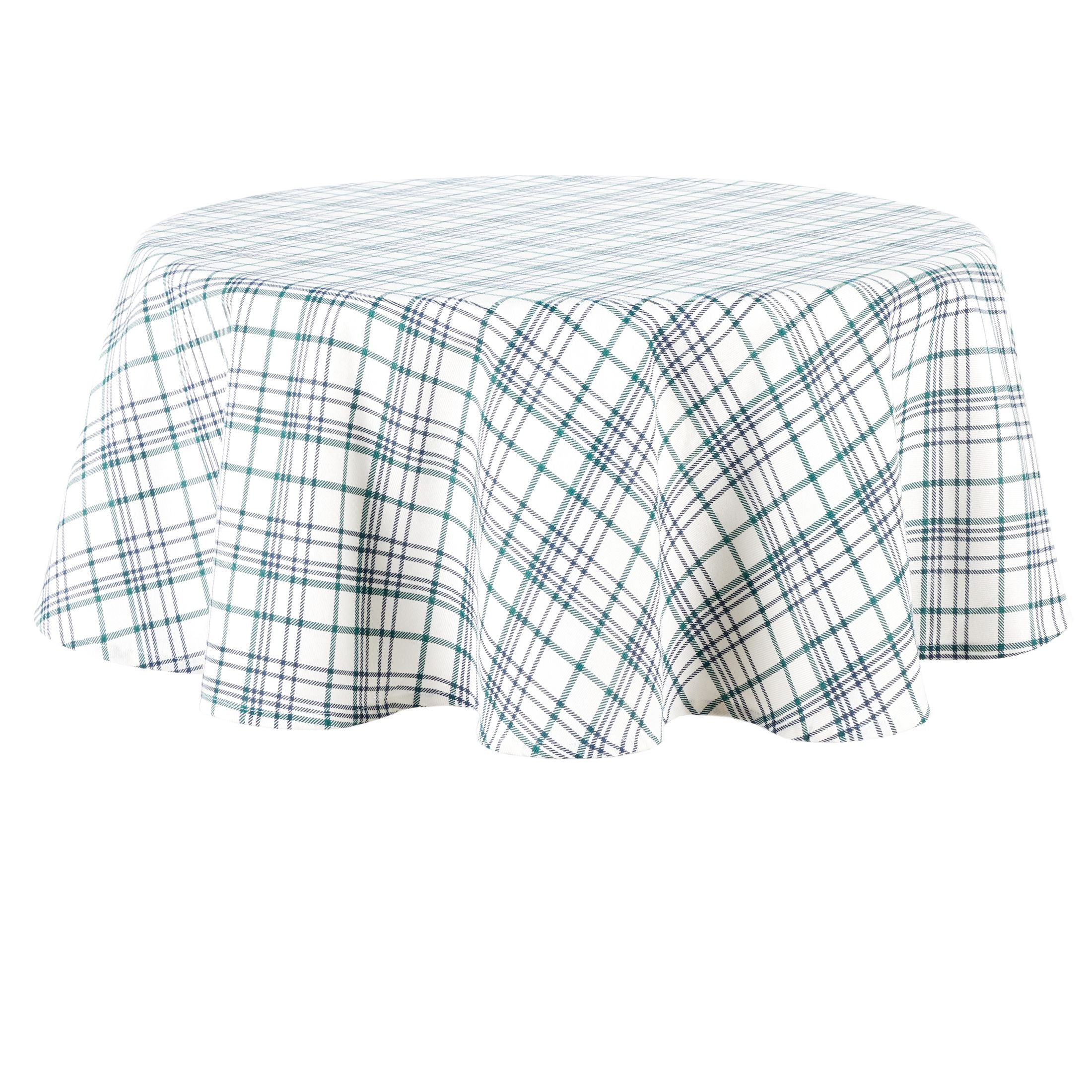 Coventry 60 in. x 102 in. Multi Cotton and Polyester Tablecloth Coventry 60 in. x 102 in. Multi Cotton and Polyester Tablecloth