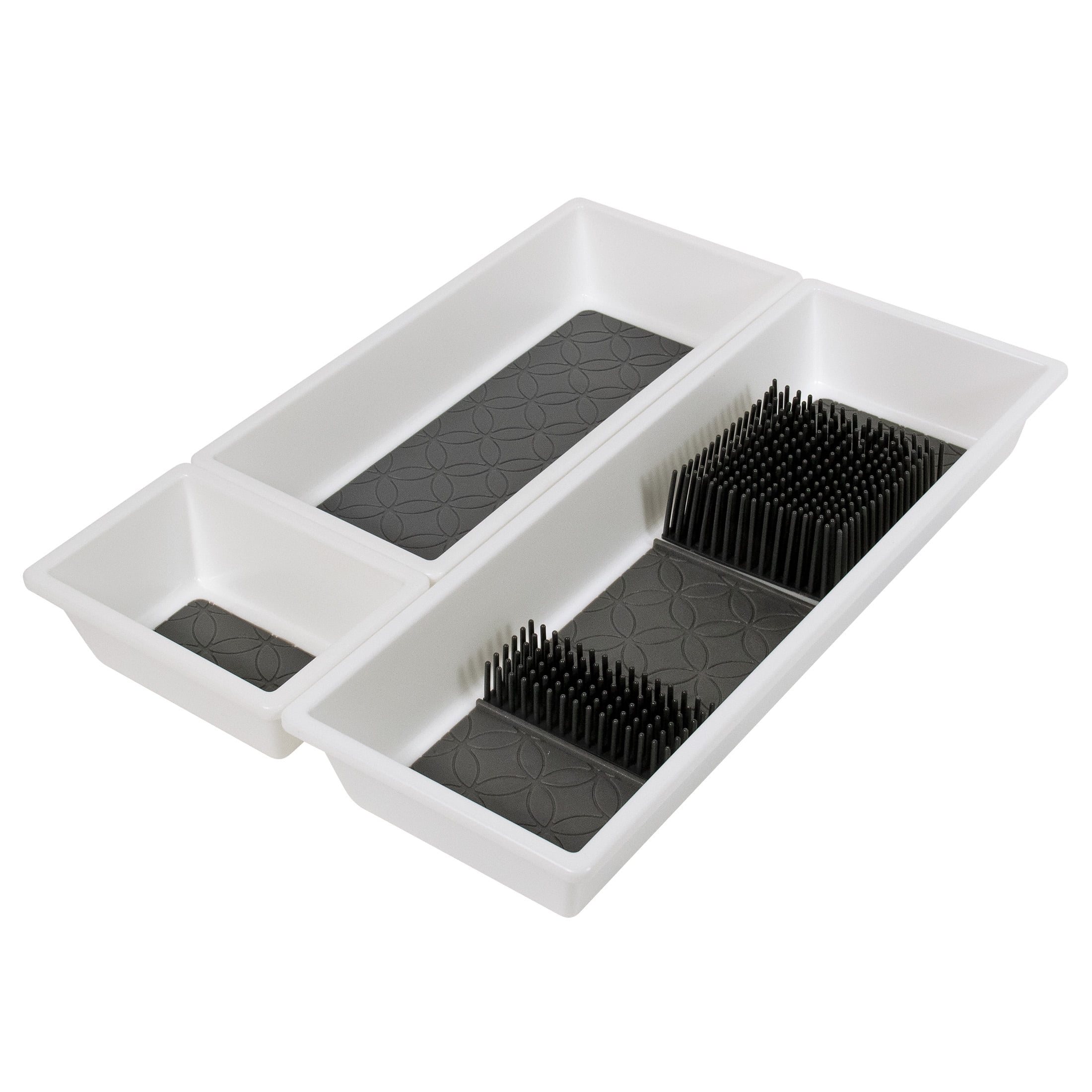 Mainstays PP TTR Non-Slip 5.7 in x 15.7 in x 2.2 in Kitchen Utensil Organizers