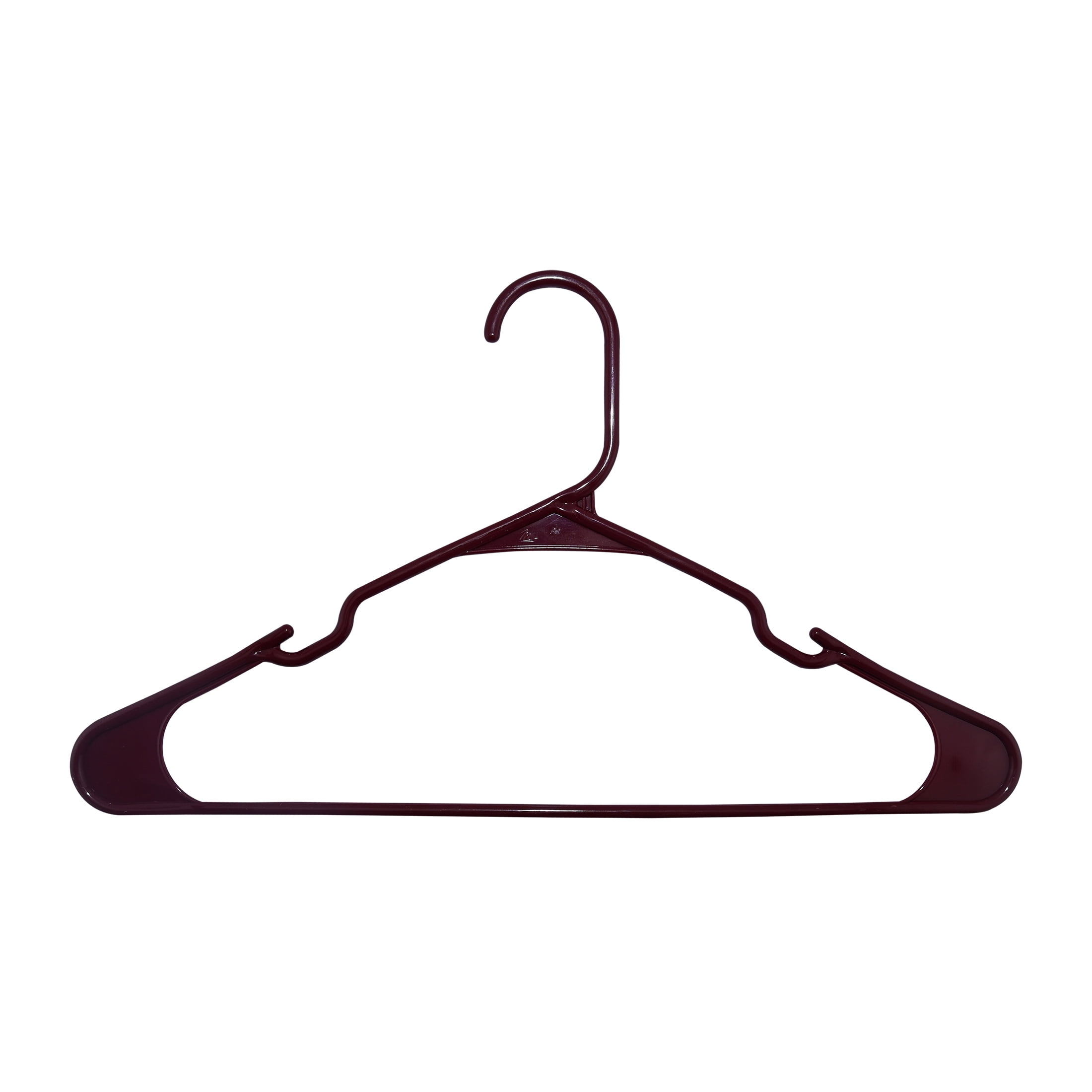 Mainstays Plastic Notched Adult Hangers for Any Clothing Type