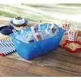 thumbnail image 1 of Mainstays Plastic PP 20" Rectangular Party Tub - Blue Color, 1 of 6