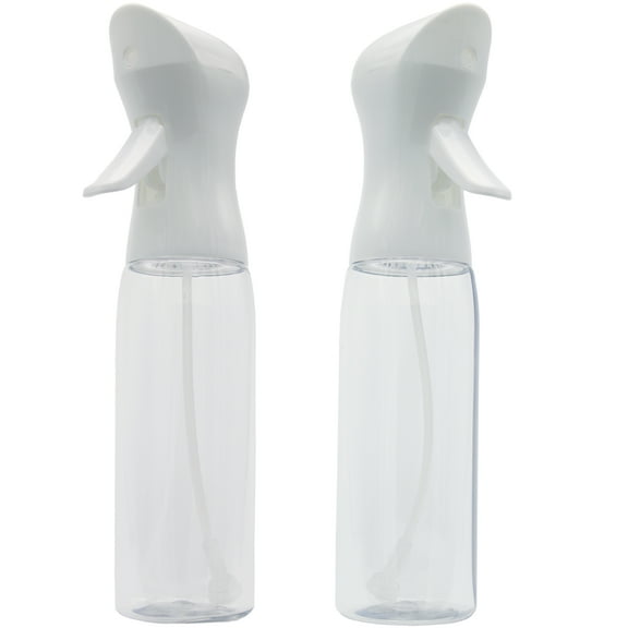 Mainstays Plastic Personal Mister Spray Bottle, White, 2-Pack