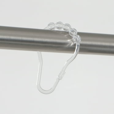 Mainstays Plastic Shower Curtain Hooks (12 Count)