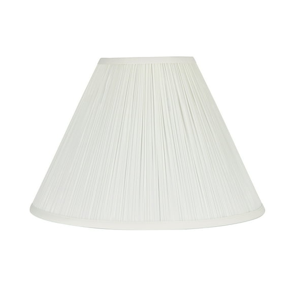 Mainstays Pleat Empire Table Lamp Shade, off-White