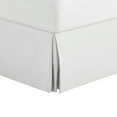 thumbnail image 1 of Mainstays Solid White Pleated Soft Brushed Microfiber Bedskirt, King, 1 of 5