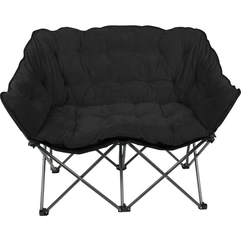 Plush loveseat chair sales