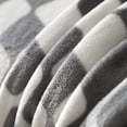 thumbnail image 1 of Mainstays Plush Throw Blanket, 50" x 60", Grey and White Check, 1 of 5