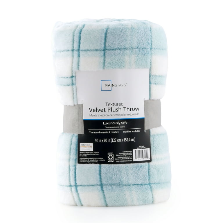Mainstays Plush Throws 50 x 60