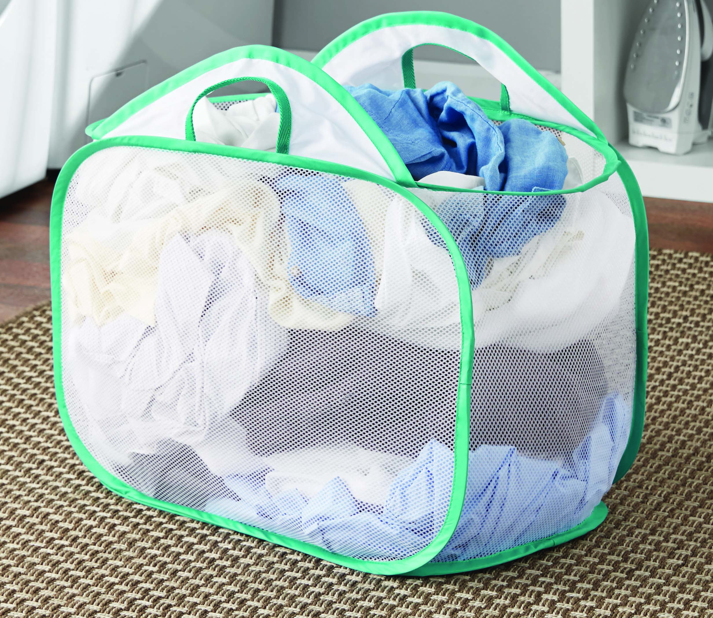 Mainstays Popup Mesh Laundry Basket,