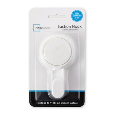 Mainstays Powerful Removable and Reusable Vacuum Suction Cup Hook-1PK