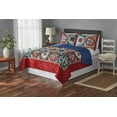 thumbnail image 1 of Mainstays Prarie Shooting Star Reversible Quilt Set, Full/Queen, 1 of 3