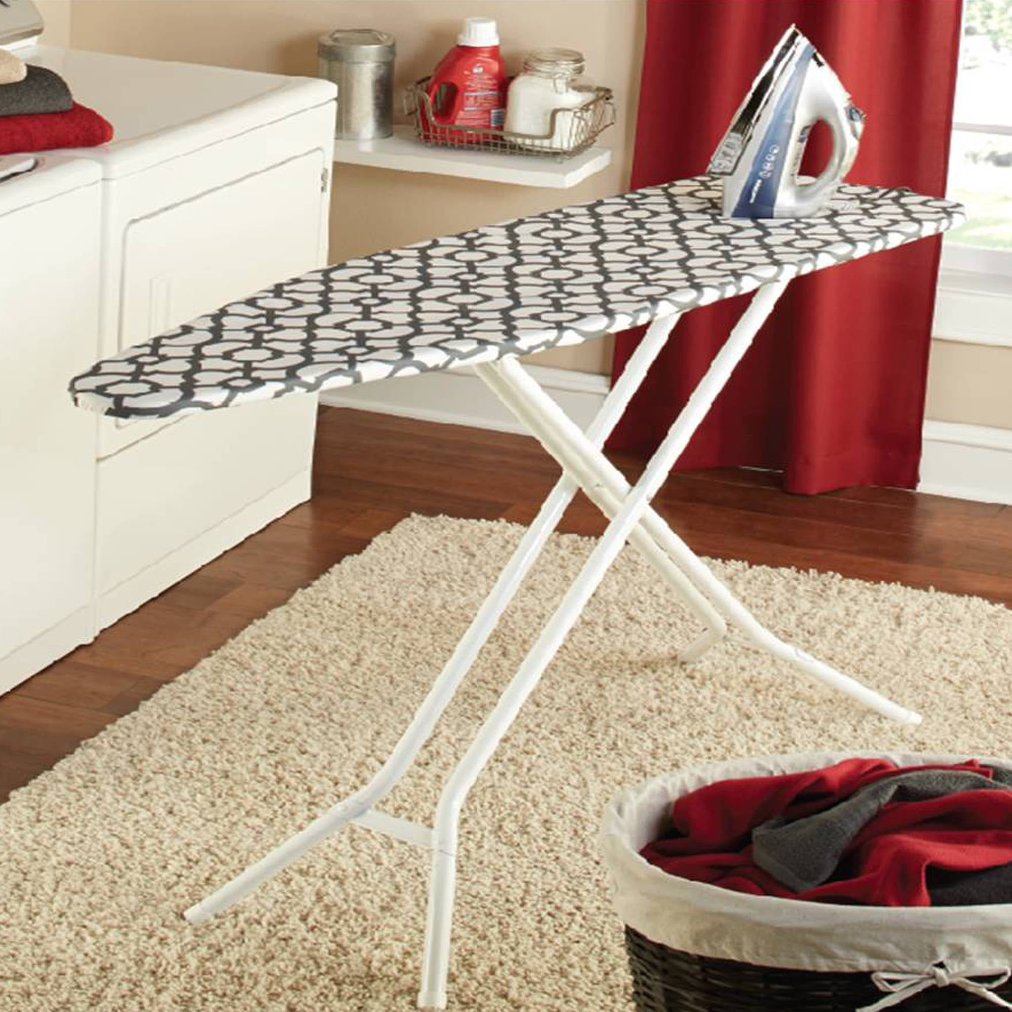 Mainstays Premium 4Leg Ironing Board with Iron Rest