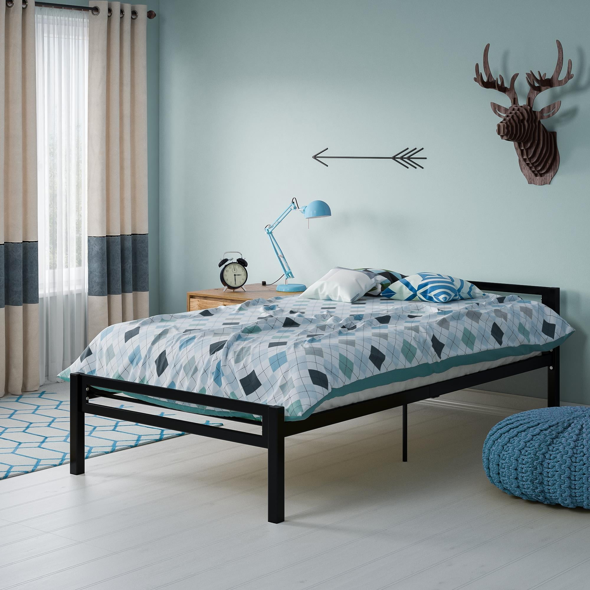 Mainstays premium metal twin bed deals