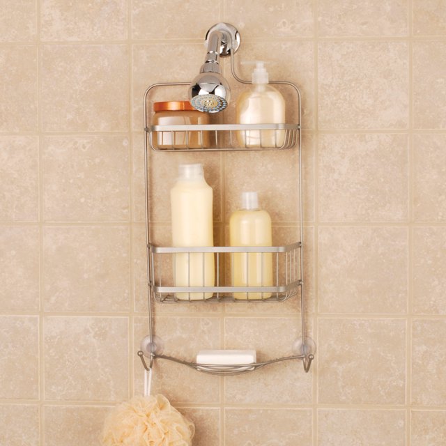 Find Your Perfect Mainstays Premium OvertheShower Caddy, Satin Nickel