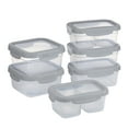 Mainstays Prep & Go 12 Piece Plastic Food Storage Containers