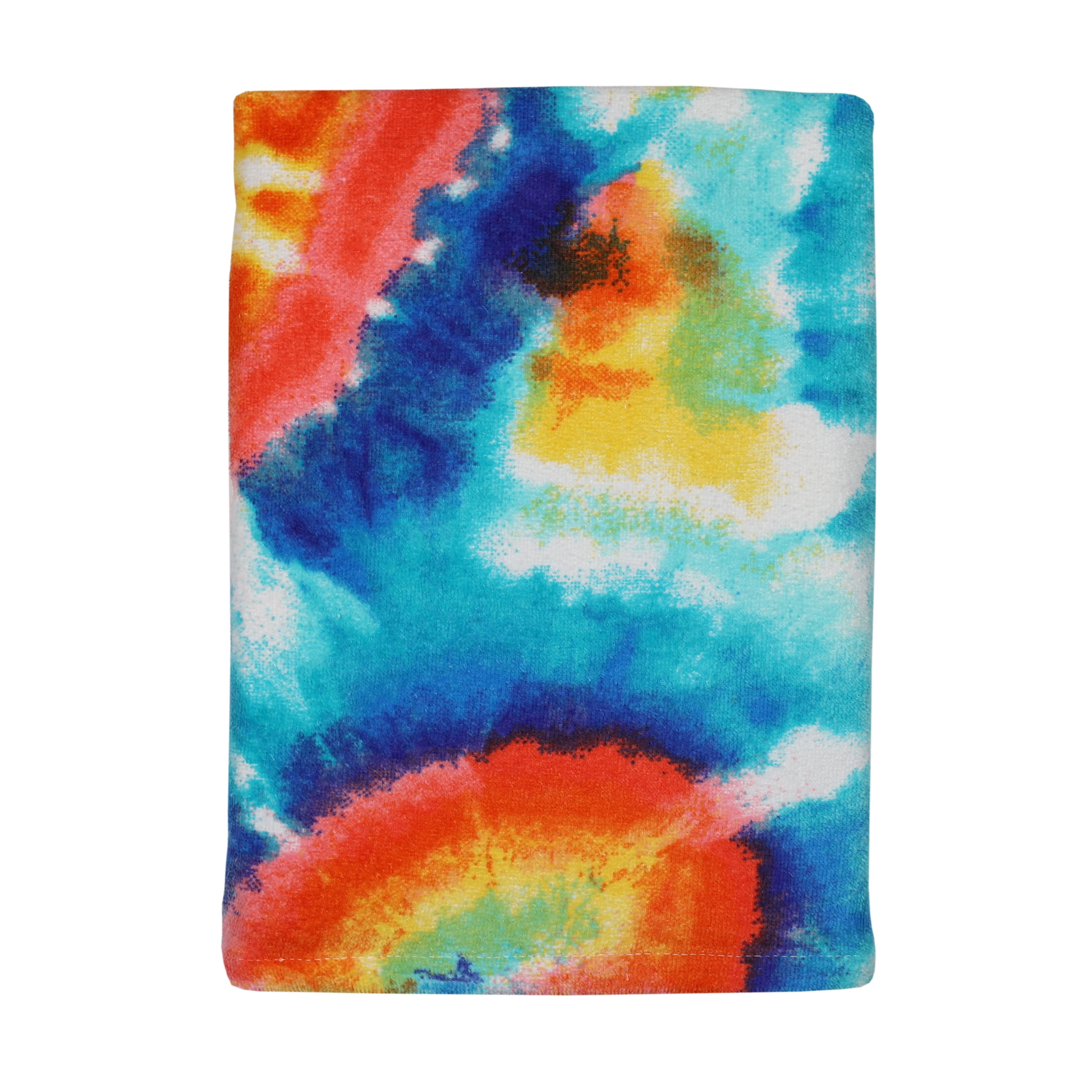 Mainstays Printed Beach Towel, 28x60, TieDye