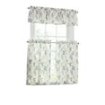 thumbnail image 1 of Mainstays Printed Tiers and Valance Set, 3-Piece, Multi, 56" W x 36" L, Indoor Curtain, Adult, 1 of 5