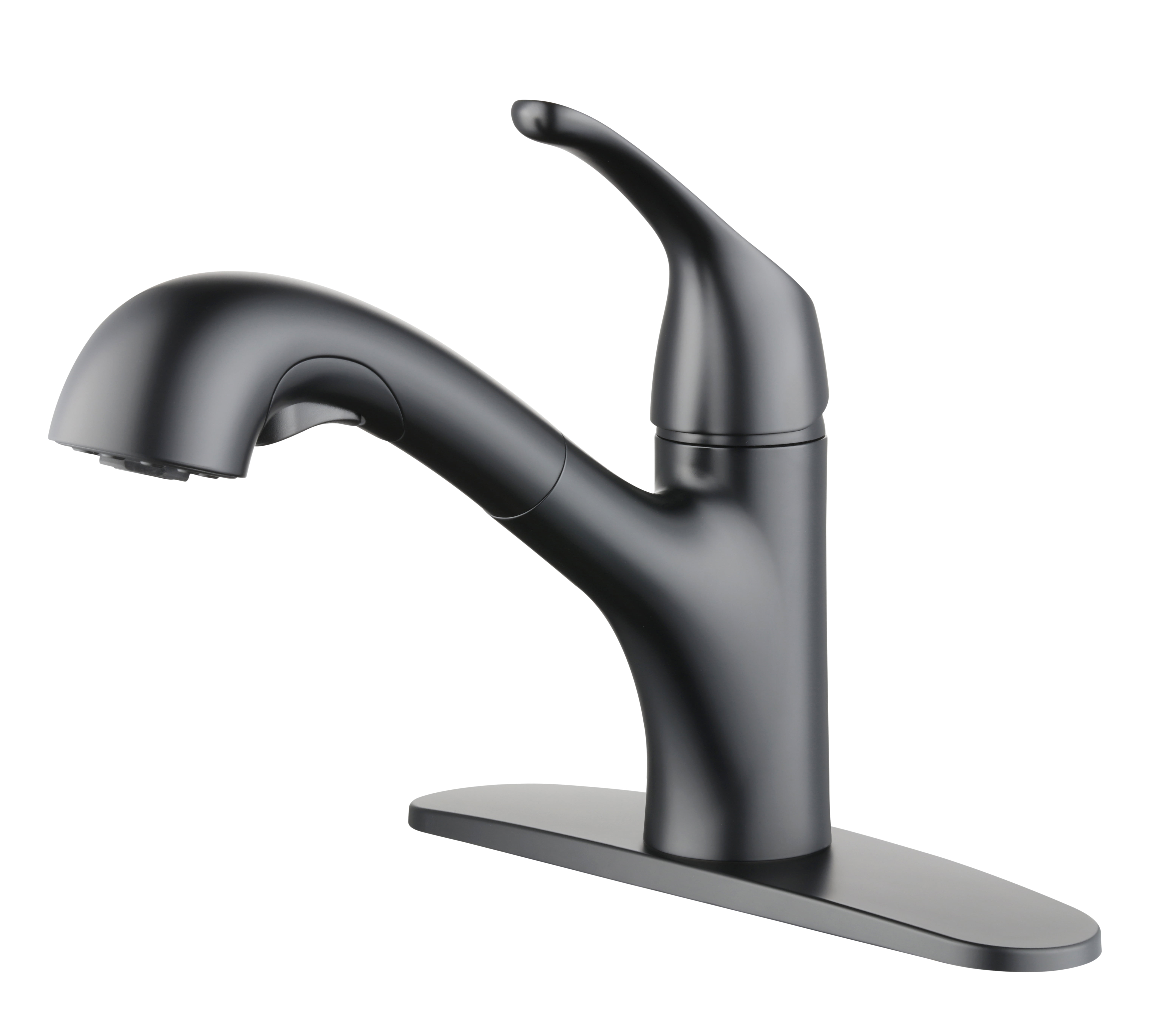 Mainstays Pull Out Kitchen Faucet in Matte Black