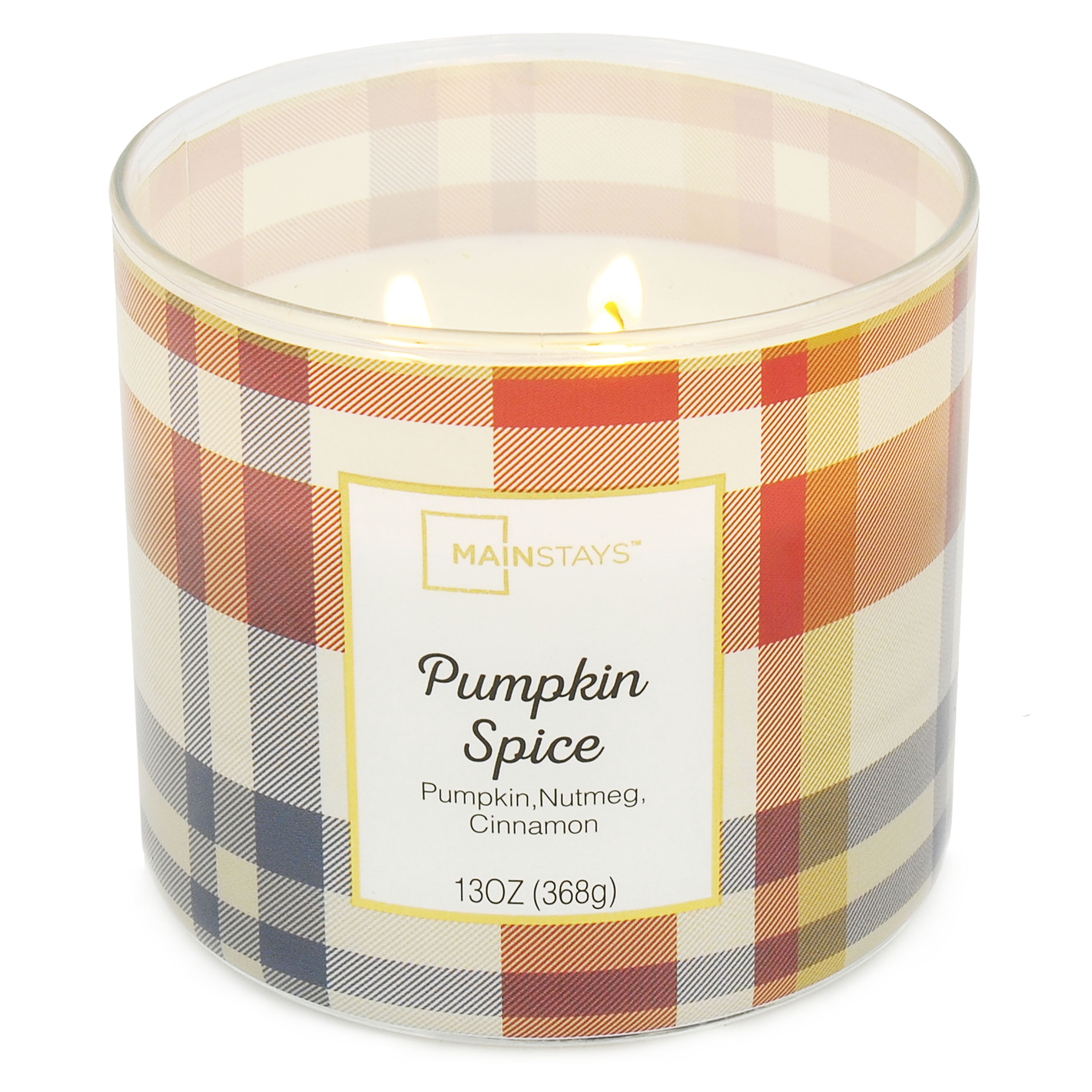 Mainstays Pumpkin Spice Fall Candle, 13 ounce