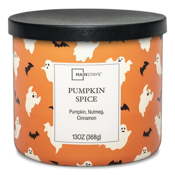 Mainstays Pumpkin Spice Scented Wax Candle, 13 oz.